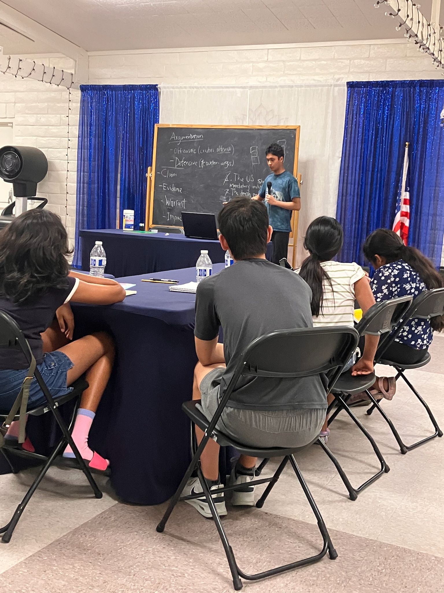 Debate rounds preparation with students in 2025